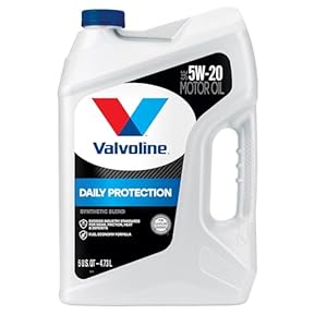 Valvoline Daily Protection SAE 5W-20 Synthetic Blend Motor Oil 5 QT (Packaging May Vary)