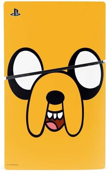 Skinit Decal Gaming Skin Compatible with PS5 Slim Disk Bundle - Officially Licensed Adult Swim Adventure Time Jake The Dog Design