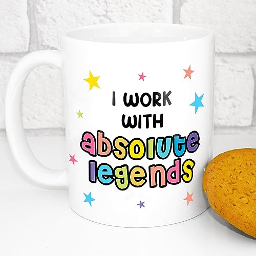Funny Work Colleague Mug I Work With Absolute Legends Funny Work
