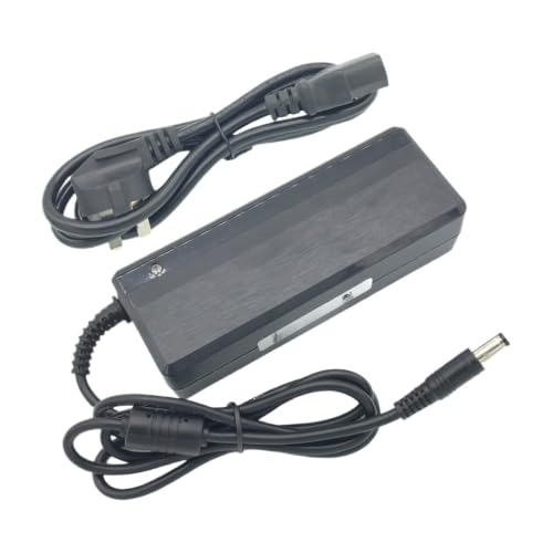Adaptateur secteur 19V 5A noir et blanc type bloc alimentation