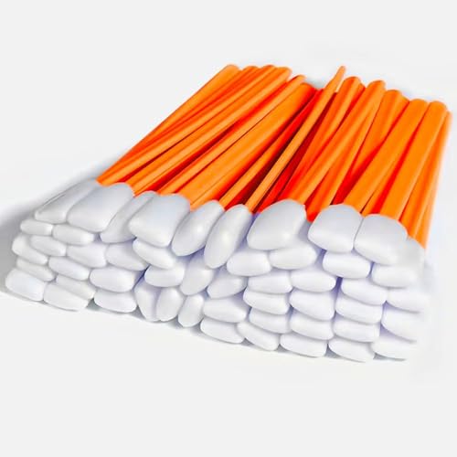 100pcs Foam Cleaning Swabs,Professional Lint Free Sponge Tip Lab ...
