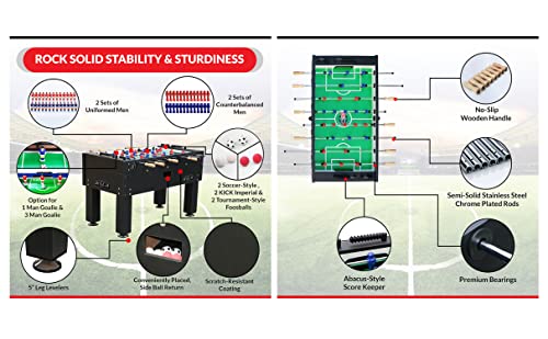 Kick Titan 55" Tournament Foosball Table (Black) #TOP6