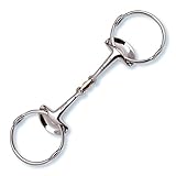 Stübben Gebiss 2466 Silver Wings Aufziehtrense 2-Fach gebrochen mit Sweet Kupfer Mundstück - 14,0 cm