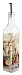 Grant Howard Herbs and Oil Provence Theme Oil & Vinegar Glass Cruet, 16 oz, Multicolored