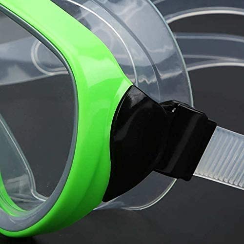 Occhiali da sub Maschere da sub Maschera da snorkeling Maschera da nuoto in silicone Vetro temperato Occhiali da nuoto Anti-appannamento Maschera da sub Attrezzatura da nuoto e snorkeling per adu