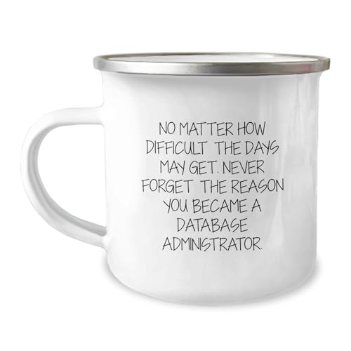 Inspirational Gifts from Friends to Database Administrator Camping Mug -