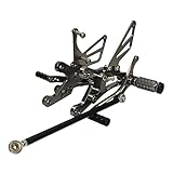 Einfach zu installieren ! Machine Fußstifte Für YA-MAHA YZF R1 1998-2001 RN01 RN04 CNC Motorrad Einstellbare Reiter-Rückset-Fußstützen-PEGs-Hecksätze (Color : D)