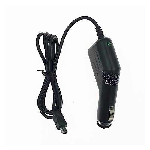 LBBCQVJK Car Charger Input 12V-24V Output DC 5V2A Driving Recorder GPS Interface, Black