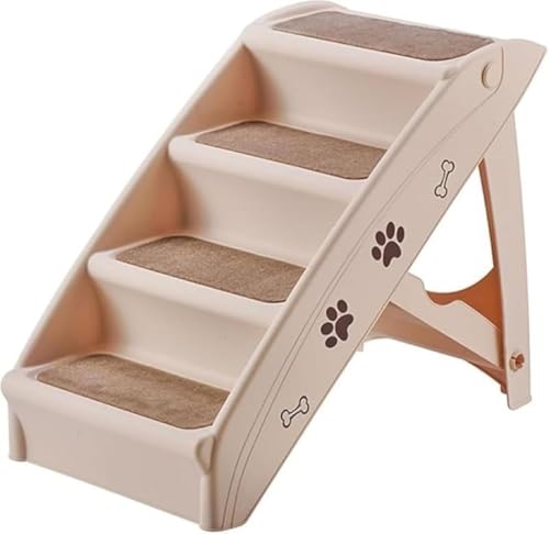 CokBlu ペットステップ 折りたたみ式 ドッグステップ兼スロープ 犬・猫用 足腰軽減と怪我防止 高齢犬・小型犬・ヘルニア犬に最適 高耐荷重 収納ボックス兼用 組み立て式介護用品に優れ