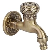 Badkamer wastafelkraan messing dubbele handgreep antiek wastafel warm en koud mixer waterkraan keuken badkamer wastafel mengkranen (kleur: 3