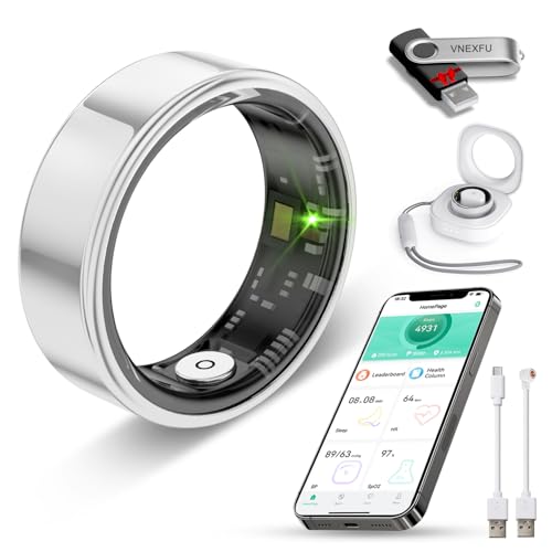 Smart Ring for Women Men Health Tracker - IP68 Waterproof