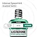 Listerine Freshburst Intense Antiseptic Mouthwash for Bad Breath, Kills 99.9% of Germs That Cause Bad Breath & Fight Plaque & Gingivitis, ADA Accepted Mouthwash, Intense Spearmint, 1 L