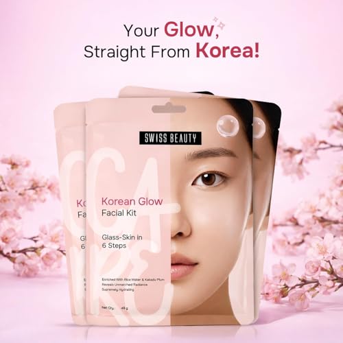 Swiss Beauty Korean Glow Facial Kit 49g - Image 3