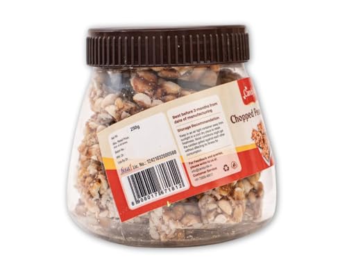 Image of CandyVille Chopped Peanut Chikki (500 Gram - Pack Of 2 X 250G)|Chikki|Kadalai Mittai|Gazak|Traditional Sweets|Made With Jaggery|No Plastic Wrappers,