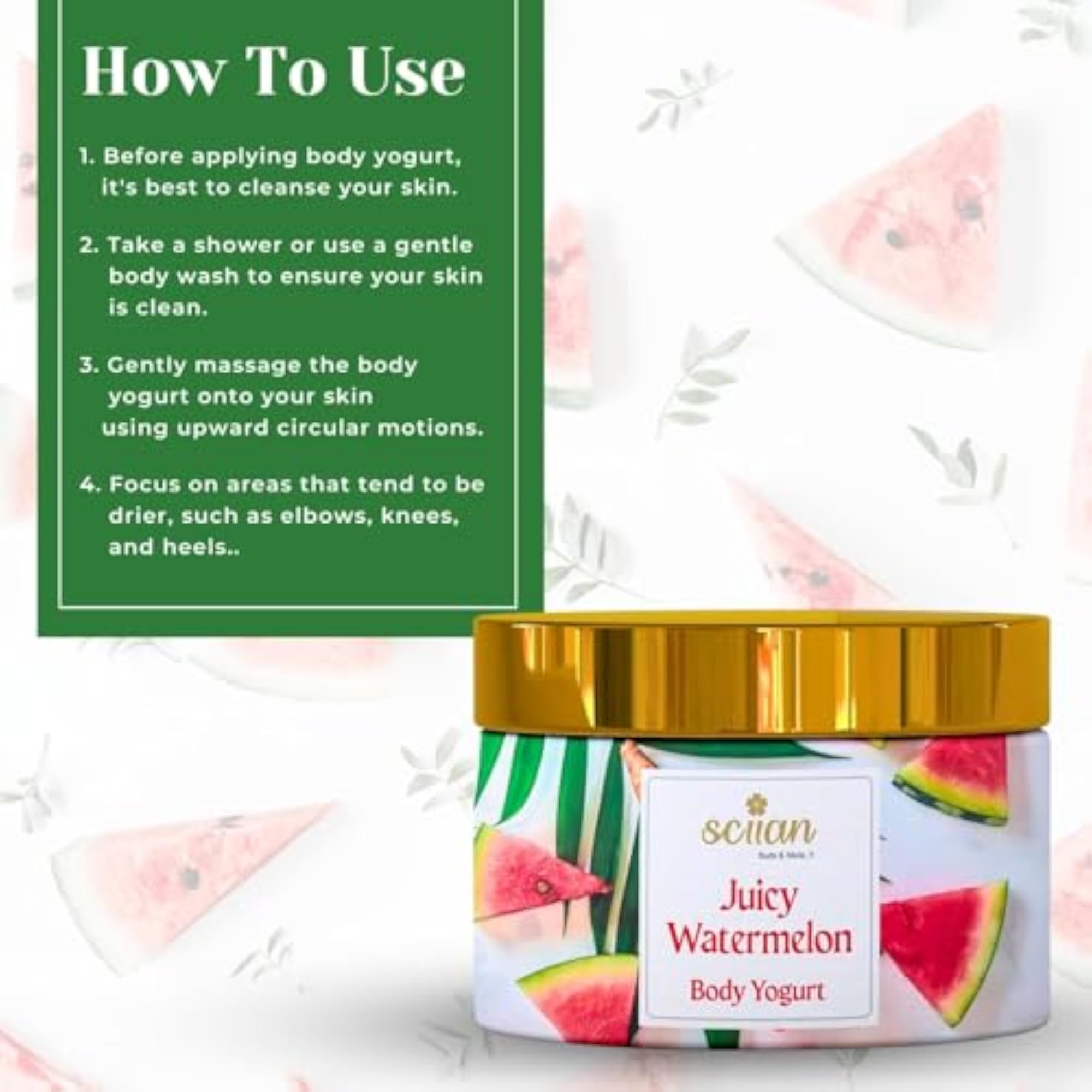 Watermelon Body Yogurt, Oil Free Moisturizer, Gift for All