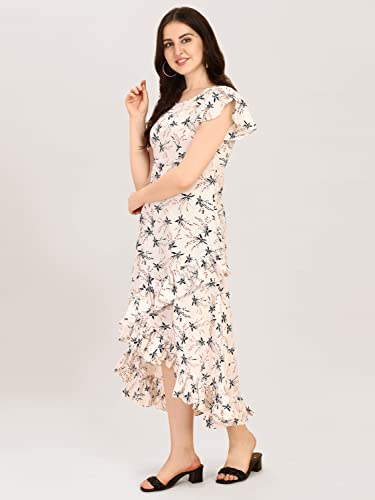 Image of QIQI Women's Crepe A-Line Maxi Casual Dress