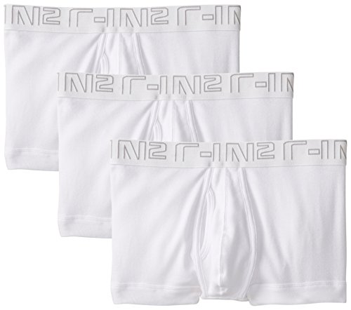 C-IN2 Men's 3-Pack Trunk, White, Medium