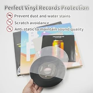 DAOOZHU Pochette Vinyle 33 Tours,50 pièces Pochette Vinyle Intérieures,Protection Vinyle 12″,Antistatique - Les Beatles, Paul McCartney, John Lennon, RIngo Starr, George Harrison DAOOZHU Pochette Vinyle 33 Tours,50 pièces Pochette Vinyle Intérieures,Protection Vinyle 12",Antistatique – Image 4