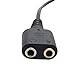 immagine 2CentBest RJ9 a 3.5mm Femmina convertitore Adattatore PC Headset Cavo per Avaya 1600 9600 SNOM Yealink Telefoni