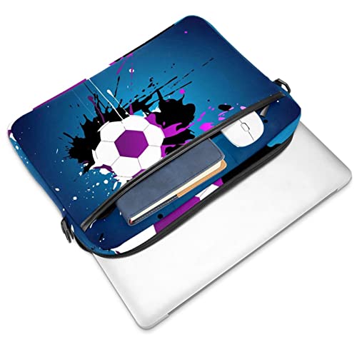 Maletín protector multicolor de fútbol con amortiguación para tableta de 13.3 pulgadas 2