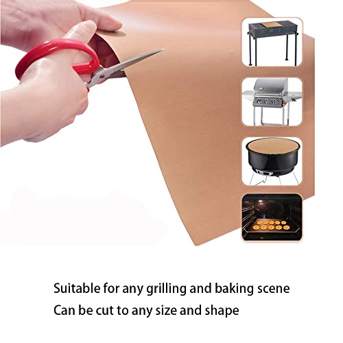 Miniatura 4 de Meiso Paquete De 5 Hojas De Teflón Ptfe, Lámina De Hornear, Papel De Horno Reutilizable, Transferencia De Prensa De Calor Antiadherente 40 X 60 Cm Resistente Al Calor Craft Mat