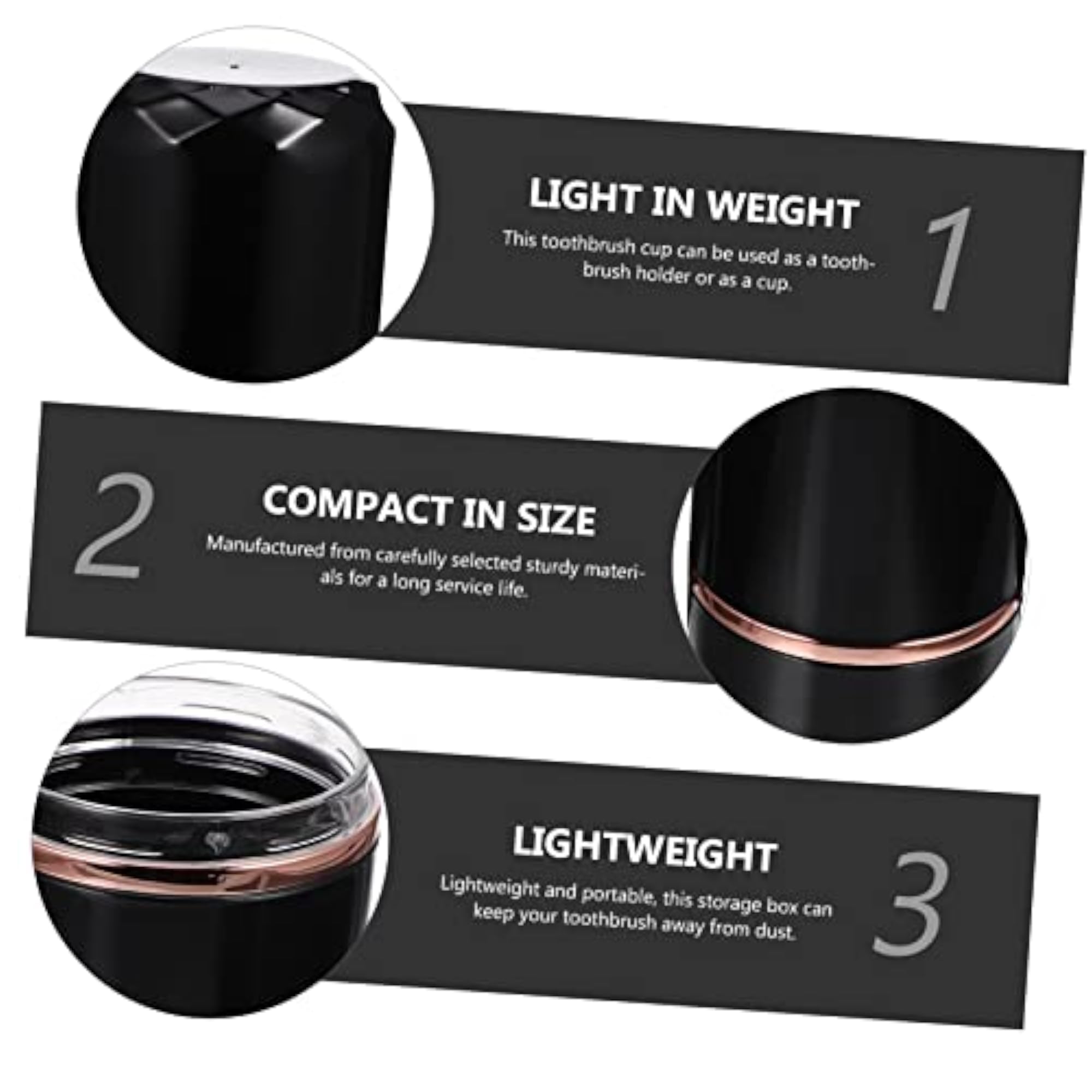 Box Travel Wash Cup, Light Luxury Travel Kit