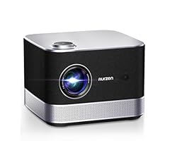 [NetfIix Officially & 36W DoIby Audio] AURZEN 4K Supported Smart Projector with Auto Focus & Keystone,700 ANSI, HDR 10 60Hz…