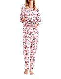 Ekouaer Womens One Piece Pajamas Hoodie Union Romper Sexy Onesies Long Sleeve Matching Pjs for Couples XXL