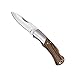 Haller Coltello tascabile unisex per adulti, in legno zebrato, marrone, taglia unica
