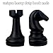 jinhuoba Decorative Bookends Chess Bookends, Black Heavy Book Ends Supports, Unique Book Kends Decor for Office Home Desk Bookrack, 7