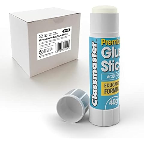 Classmaster Premium Educational 12 Glue Sticks of 40 g Cover