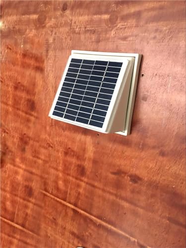 Extracteur solaire 120mm pour ventiler la serre en été - 4