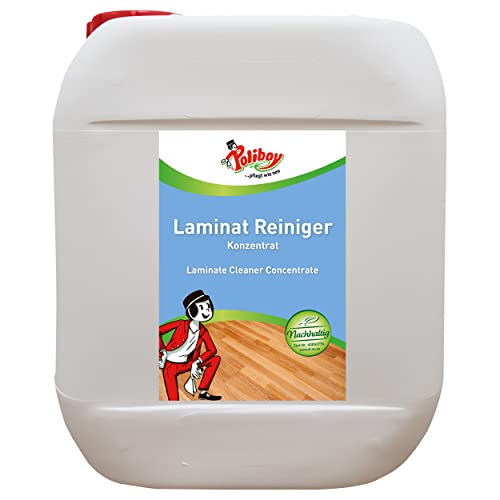 Poliboy - Laminat Pflege - Konzentrat mit Orangenöl - auch für Kork und Linoleum - Bodenreinigung - 5 Liter - Made in Germany