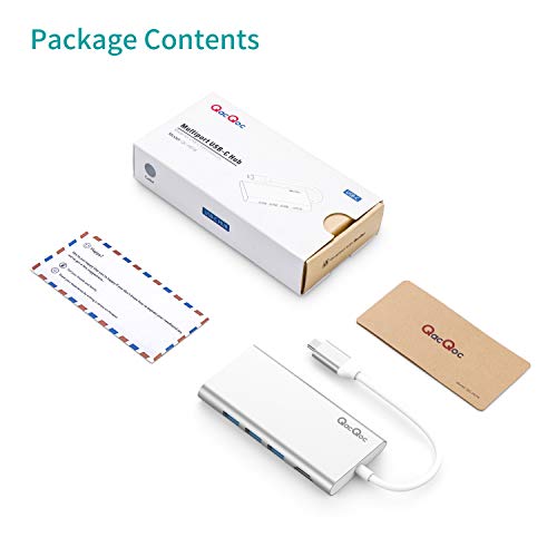 QacQoc USB C Hub Adattatore Type C con 1 Uscita