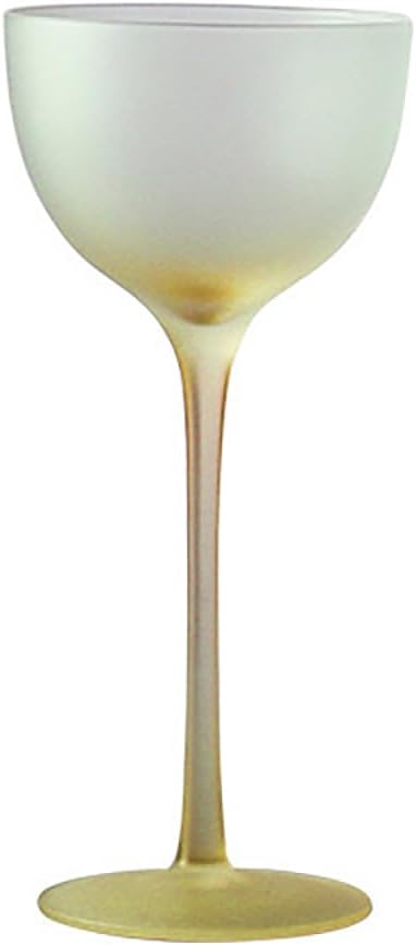 4.4oz Crystal Creative Glasses, Vintage Cocktail Glass, Hand Blown for Espresso Martini, Margarita, Home Bar &Gift,Glassware (Lemon)