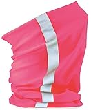 morfina droga Uso multiuso. Beechfield Morf High-Viz - Sciarpa tubolare Rosa fosforescente Taglia unica