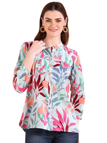 Image of Maaesa Tie-Dye Crepe Loose Fit Shirt