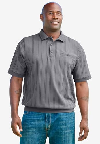 KingSize Men's Big & Tall No Tuck Polo Shirt2