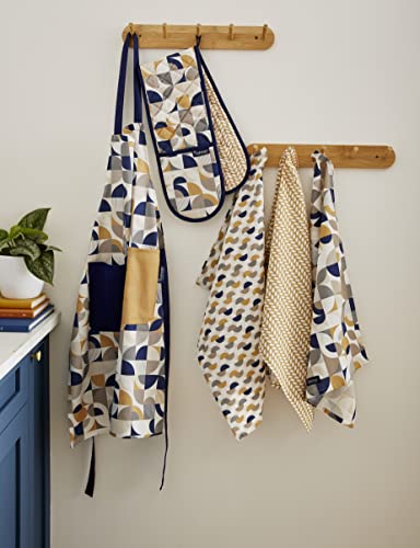 Cooksmart British Designed Kitchen Aprons For Women | 100% Cotton Kitchen Apron With Pockets | Modern Designed Cooking Aprons For Women Types Of Kitchens - Cosy Home Interiors Cooksmart British Designed Kitchen Aprons For Women | 100% Cotton Kitchen Apron With Pockets | Modern Designed Cooking Aprons For Women Types Of Kitchens - Image 4