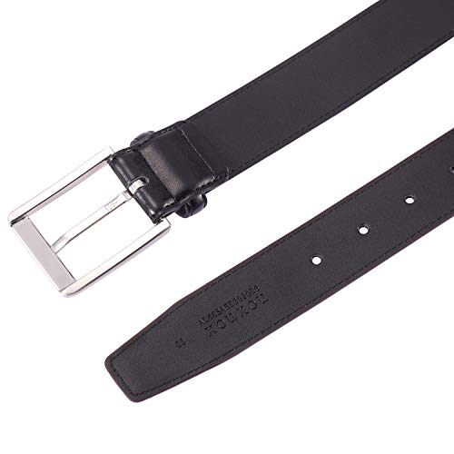 Image of XOUXOU Men's Casual Leather Jeans Belts Classic Work Business Dress Belt with Prong Buckle for Men