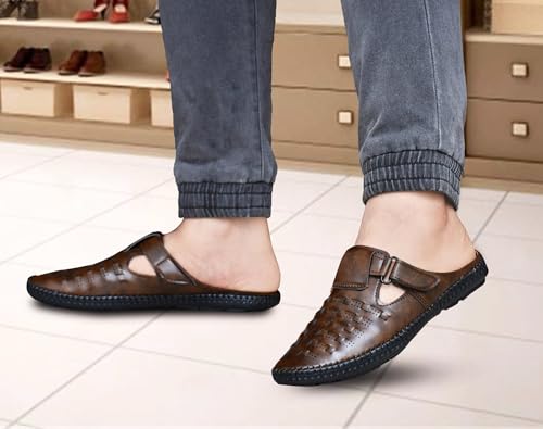 Image of GAUTAMFIT Fisherman Sandal for Men - Comfortable|Durable and Stylish Sandal for Everyday Wear Casual Sandals