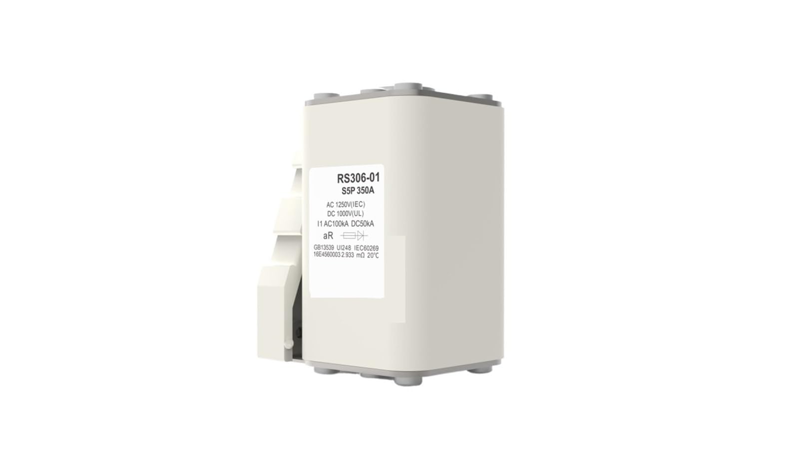 Fuse RS306-01-S5P-350A1250V 100A pour stabiliser l'alimentation des parcs de recharge de véhicules