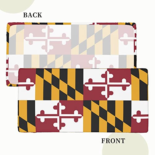 Flag Of Maryland Tablecloth For Folding Table For 4Ft - Size 30 X 60 Inch, For Outdoor Picnic, Water Resistant Spill Proof And Washable Tablecloth, Ktchen And Holiday Dinner #TOP1