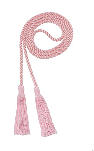 Image of Graduation Honor Cord - LT Pink - Every School Color Available - Made in USA