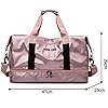 LEcylankEr Sac de Voyage Grand avec Compartiment à Chaussures, Sac de Sport Imperméable pour Hommes et Femmes, Gym Bag Élégant avec Compartiment Humide (Rose) #1