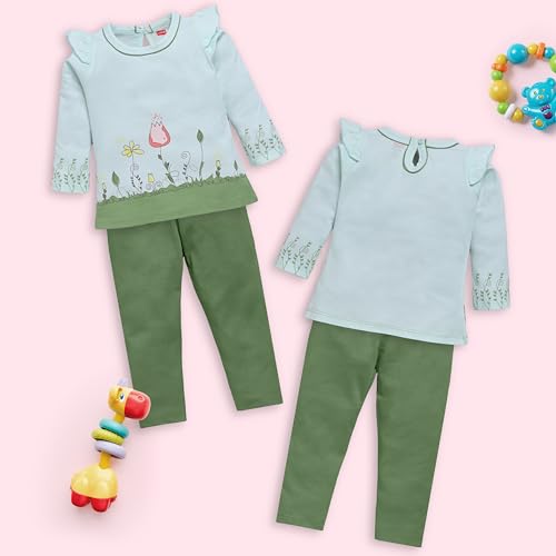 Image of LuvLap Baby-Girls F /S Girls Top & Pyjama Set
