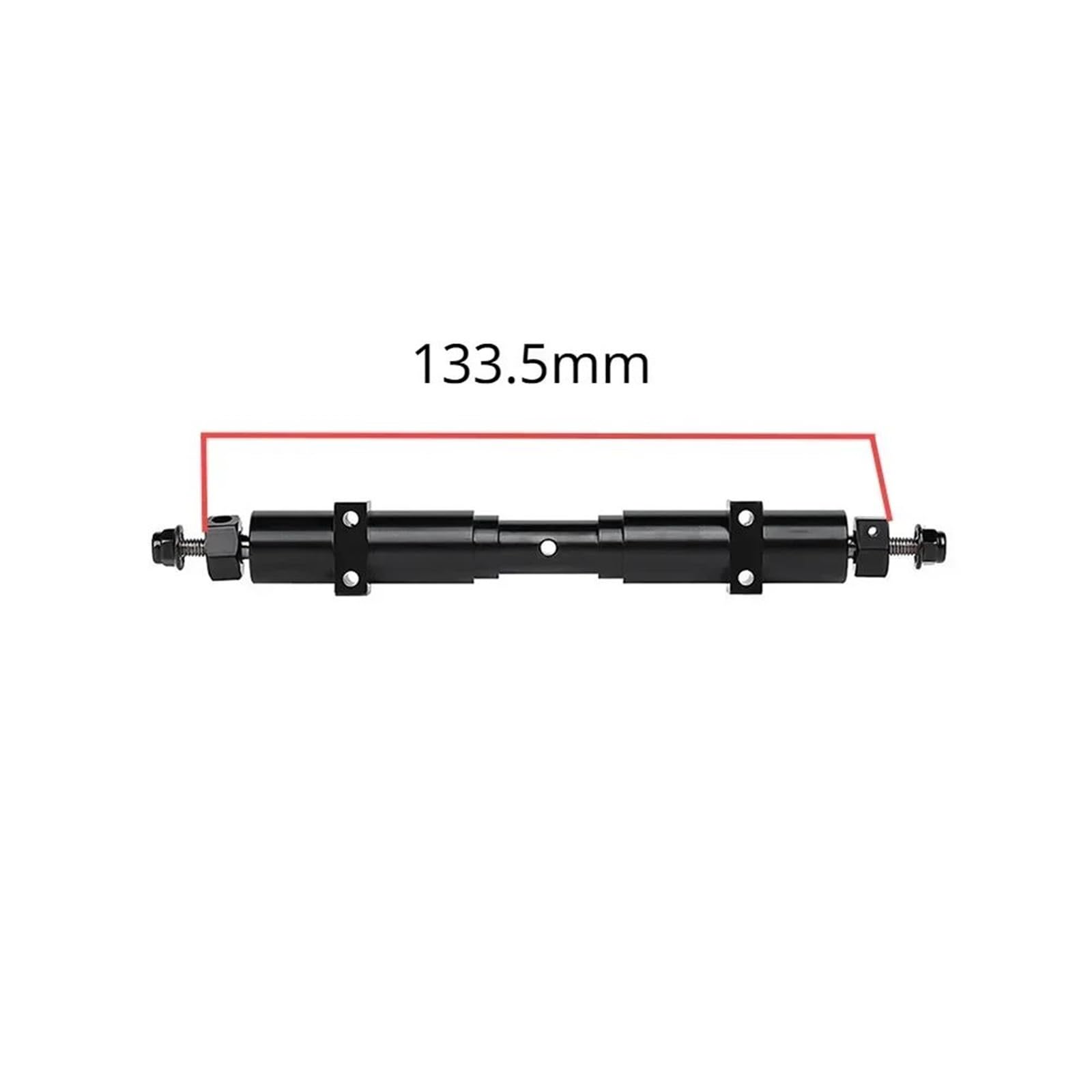 Unpowered Hinterachse 133,5 Mm/155 Mm/182 Mm Metall Für Tamiya Traktor Anhänger 1/14 1/10 RC Auto Komponenten Zubehör RC Ersatzteile