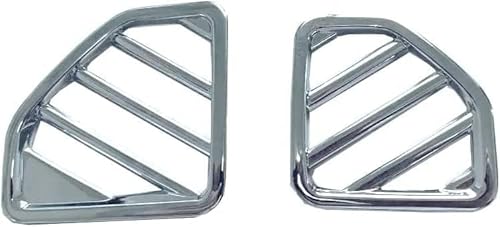 Caphex ダイハツ 新型 アトレー/ハイゼットカーゴ S700V/S710V に対応エアコンパネルカバー 吹き出し口パネルガーニッシュ インテリアパネル 左右セット 内装 パーツ カスタム アクセサリー (メッキ調)