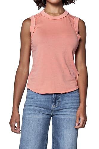 DEAR JOHN Zo High Banded Neck Sleeveless Women's Tank