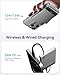 Kuulaa for MagSafe Battery Pack 10000mAh, Alloy Type C 20W Ultra Slim Wireless Portable Phone Charger with USB-C Cable, 0.51in Magnetic Power Bank for iPhone 16/15/14/13/12 (Silver)